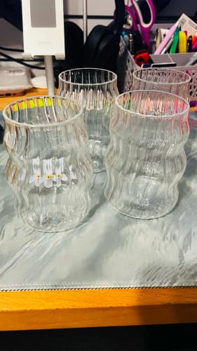 Customer photo review of Ripple Glass Set