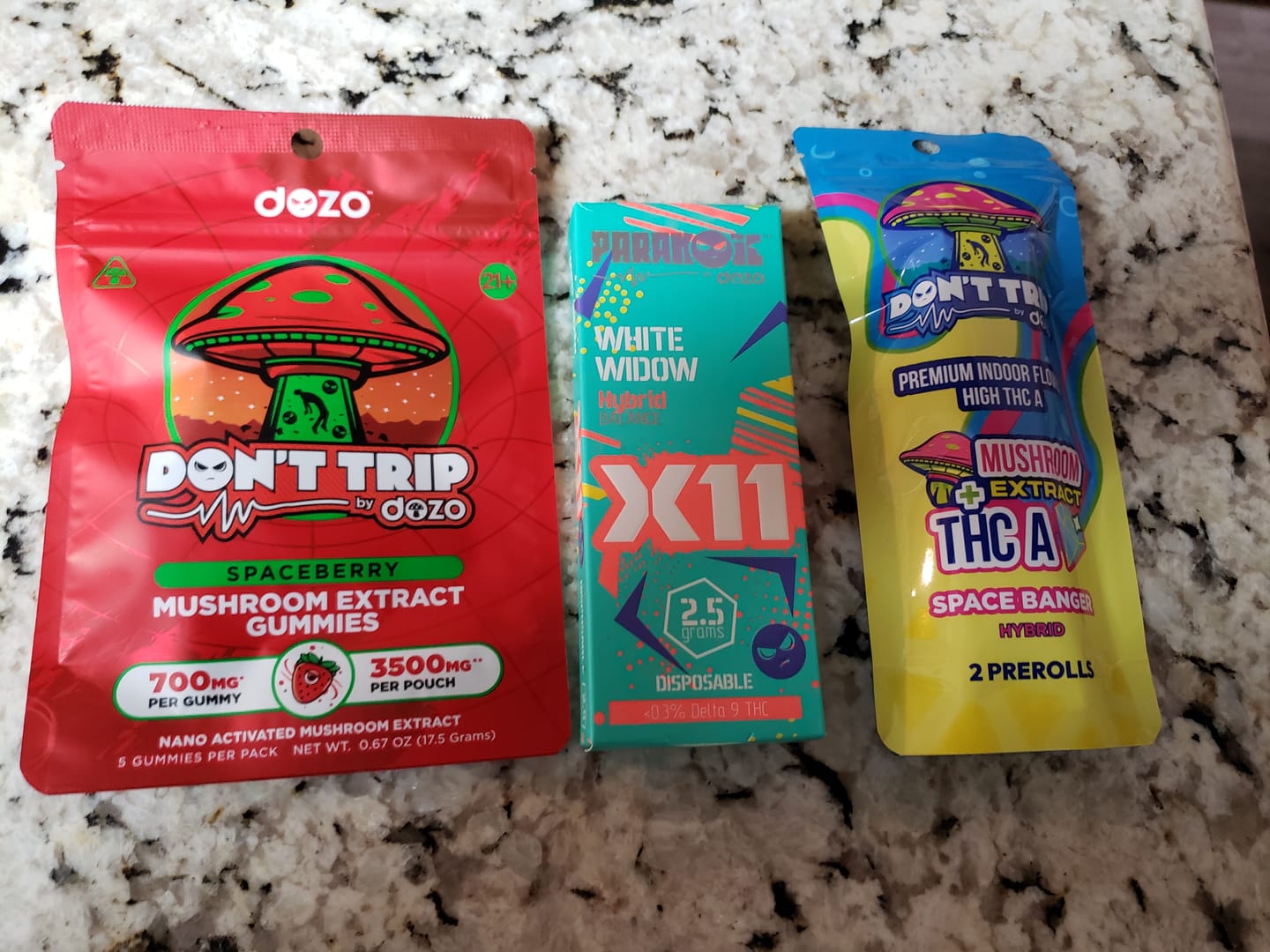 Customer photo review of 4ct 50mg Dozo PERKS 7-HYDROXYMITRAGYNINE | GRAPE (EUPHORIA BLEND)