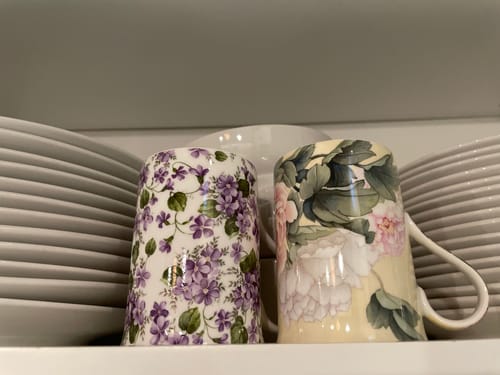 Customer photo review of Empire Peony Bone China Mug