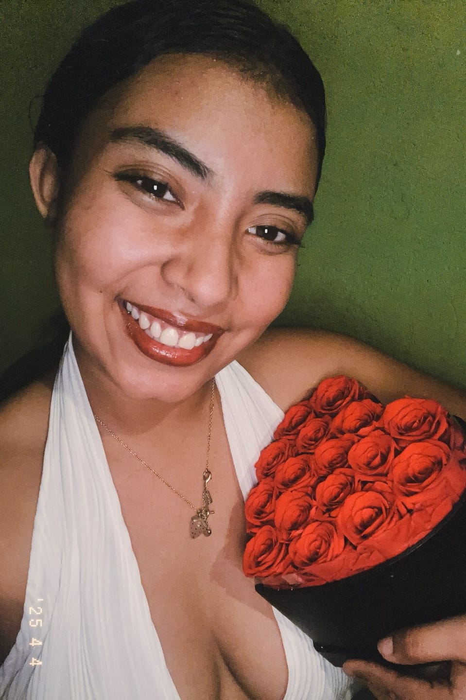 Customer photo review of Heart Eternal Rose Bouquet