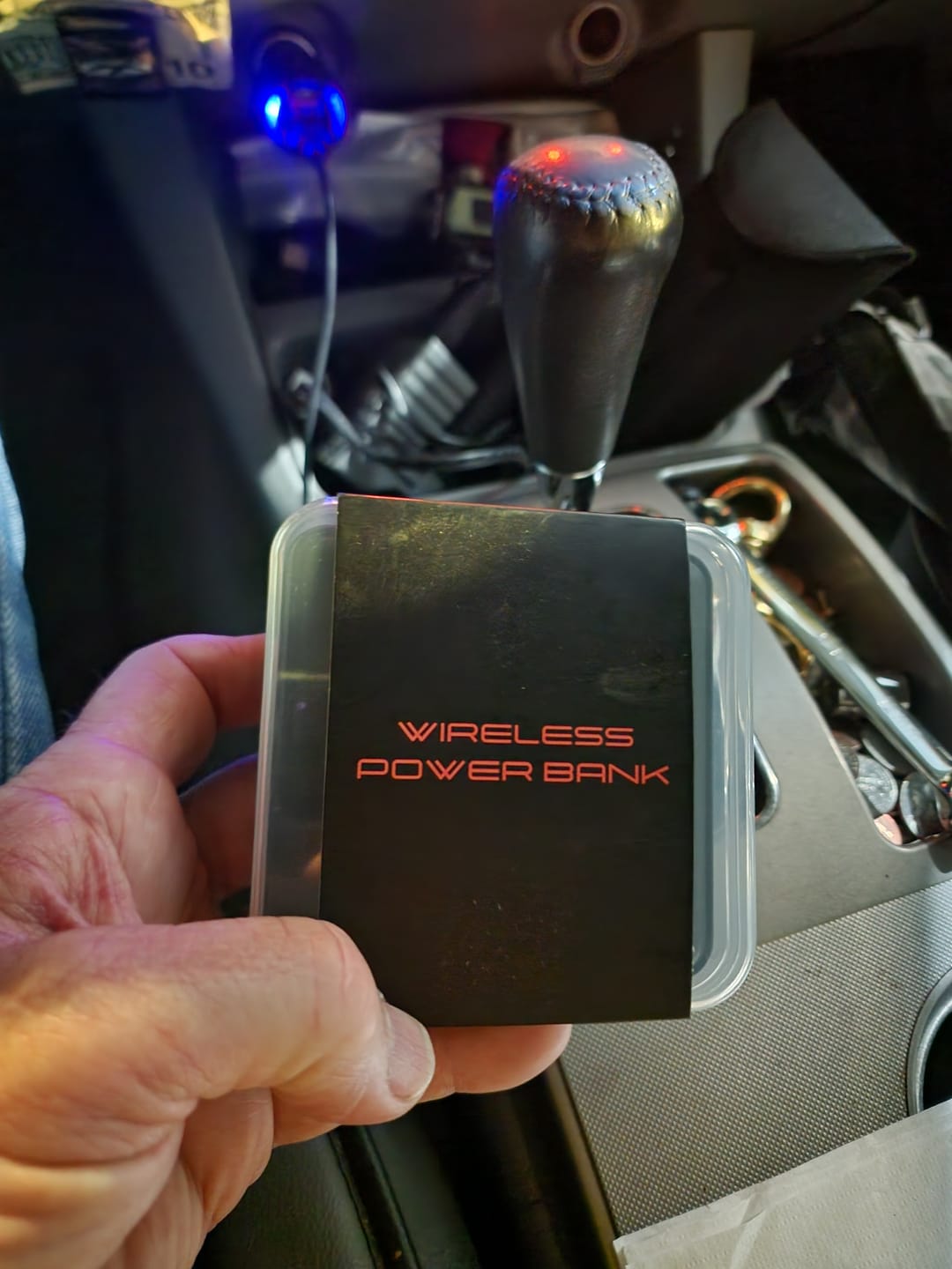 Customer photo review of 4 in 1 Wireless Power Bank Charger