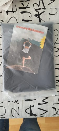 Customer photo review of Grounding & Earthing Sleeping Bed Mat