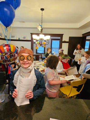 Customer photo review of Kids Murder Mystery Game Kit - Mystery At The Museum