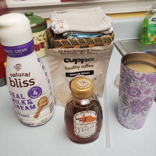 Customer photo review of Cinnamon Infused Honey