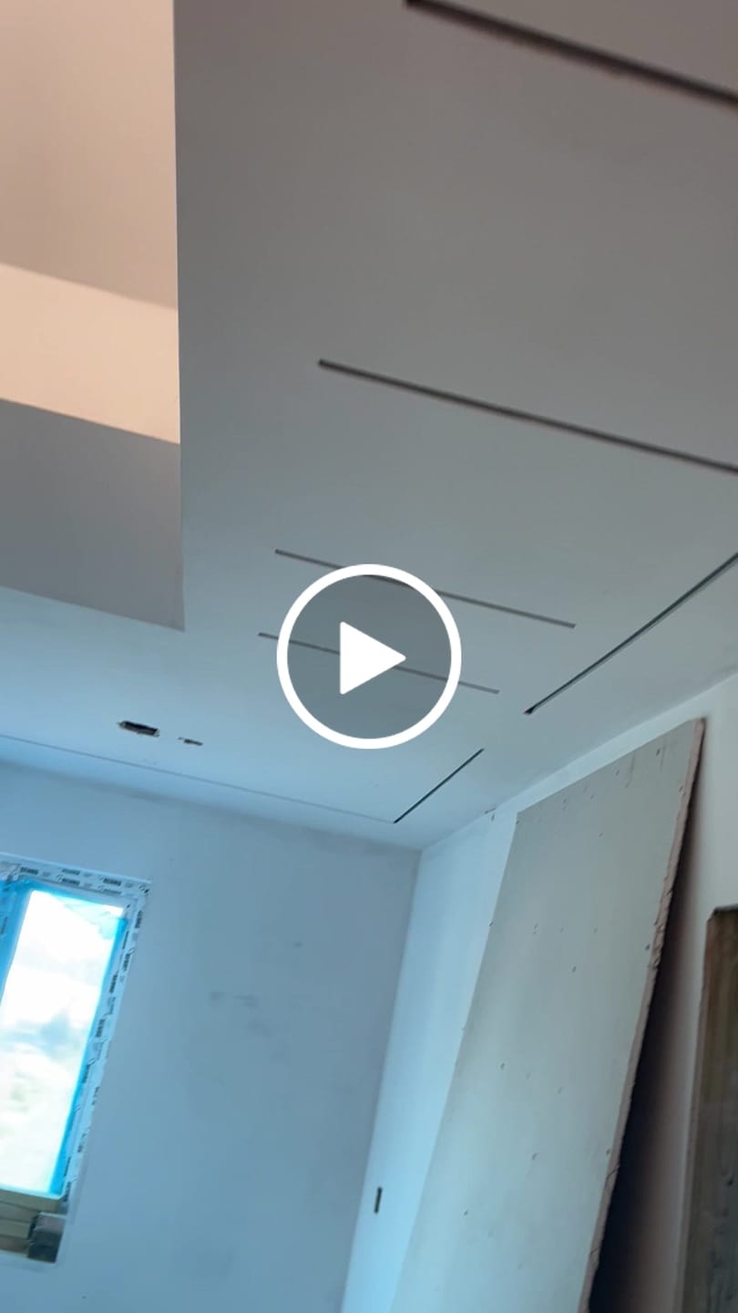 Customer video review of 2 Meters Trimless 12MM Wide Plaster-In Aluminum LED Profile Channel with Frosted Diffuser & Accessories for LED Strip Lighting
