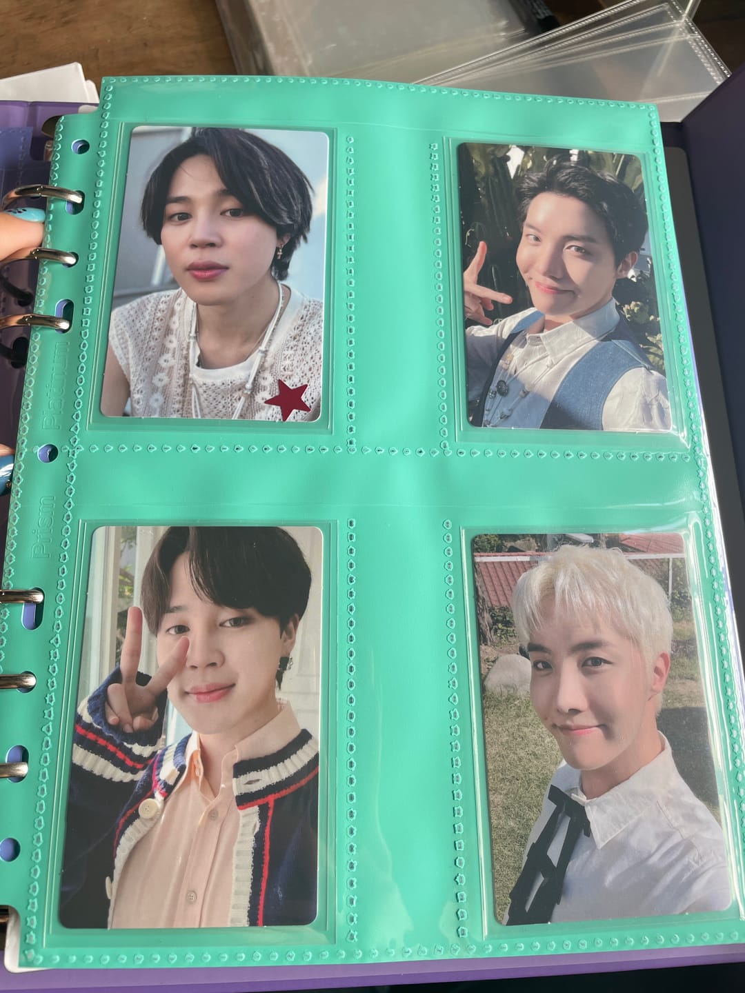 Customer photo review of Custom Colored A5 4-Pocket Pages - Double Sleeve
