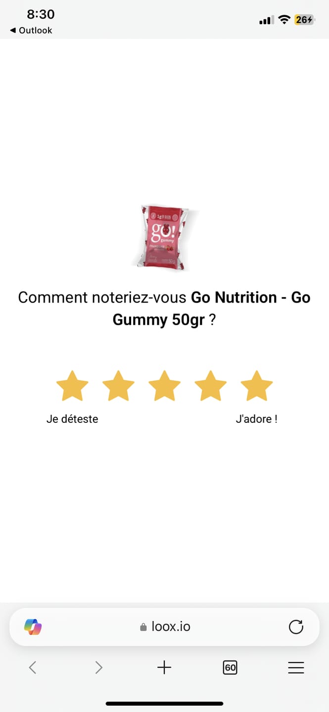Customer photo review of Go Nutrition - Go Gummy 50gr