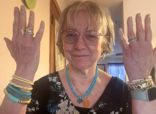 Customer photo review of Cali Necklace