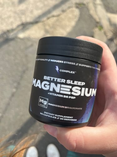 Zákaznická recenze s fotkou produktu Sleep Magnesium