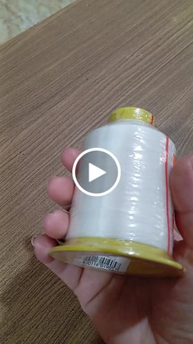 Customer video review of LINHA 60/1500M COR BRANCO 1 TUBO