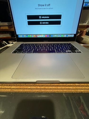 Customer photo review of 1/2" x 12" Cork Squares (6 pack)