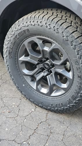 Customer photo review of Spiked Lug Nuts M14x1.5 24pcs + 1 key Cone Seat