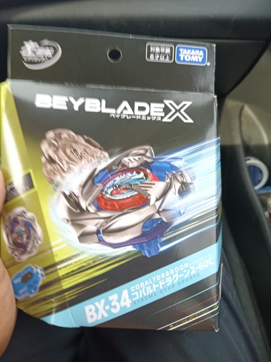 Customer photo review of Beyblade X BX-34 Starter Cobalt Dragoon 2-60 Cyclone