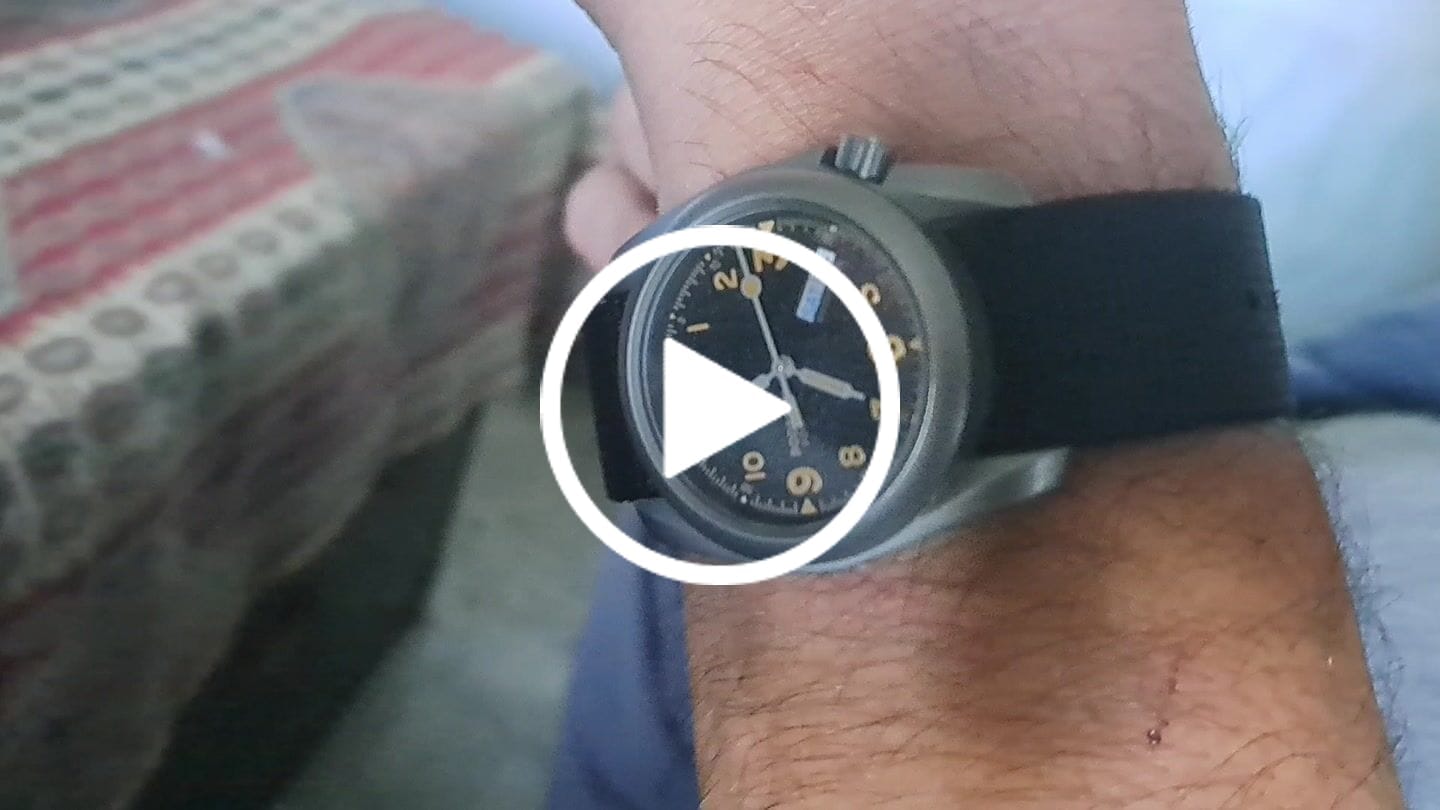 Customer video review of VOYAGER - 100M Waterproof Titanium Automatic Field Watch | Volcanic Gray-Day,Date