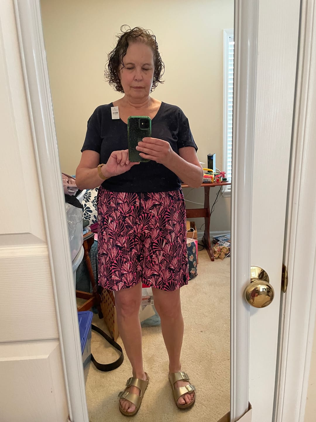 Customer photo review of Shell Cotton Shorts