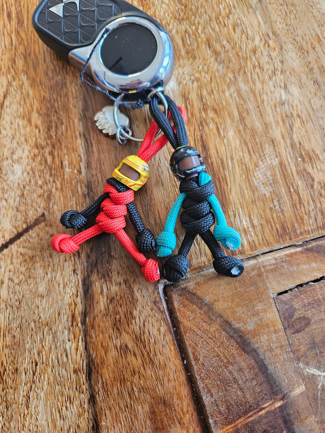 Customer photo review of LH FER 2025 Racing Paracord Buddy Keychain