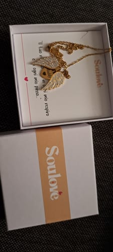 Customer photo review of Collana Angelo mio l'originale ✦ Incidi il nome del tuo Angelo