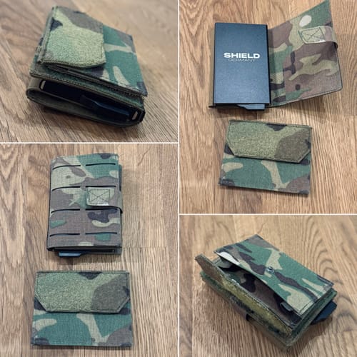 Customer photo review of Tactical Wallet Münzfach - Multicam Hell