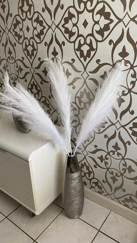 Customer photo review of Pampas 110cm (3 tiges)- Blanc