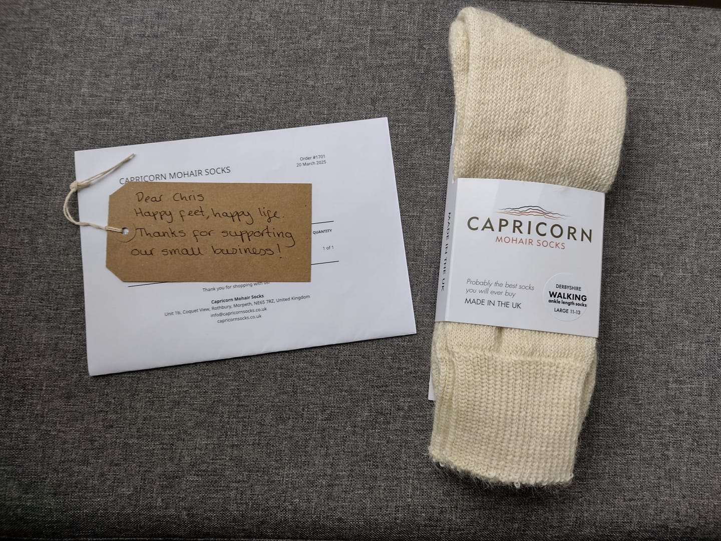 Customer photo review of Derbyshire - Seconds