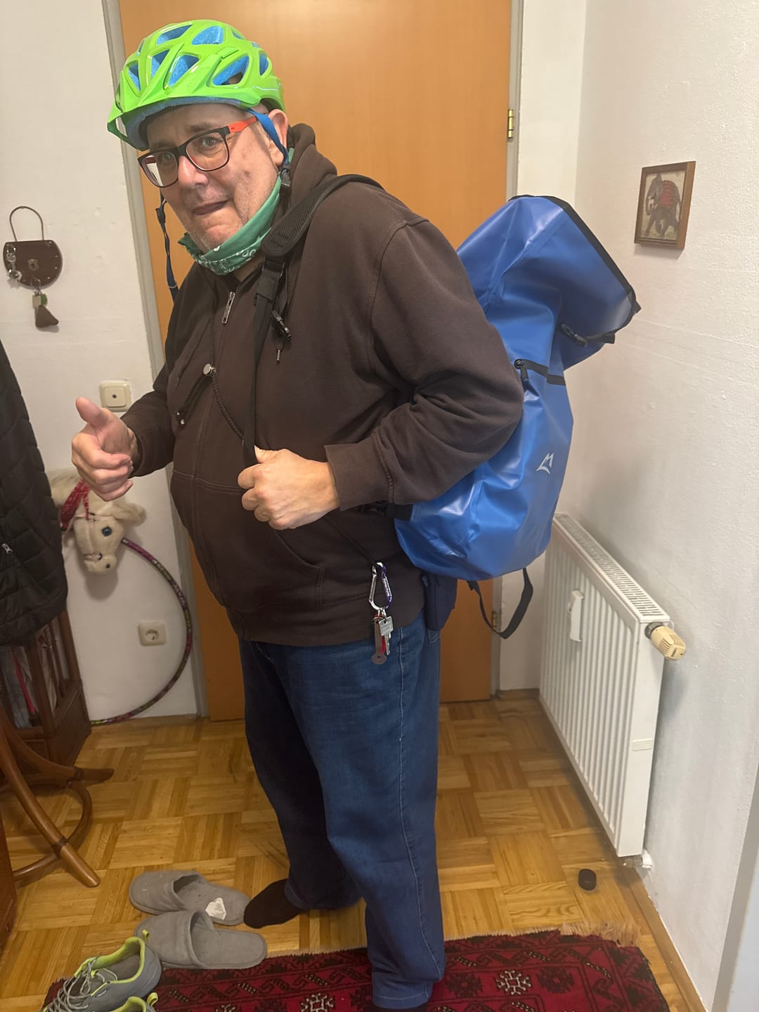 Customer photo review of NextBag 3in1 Fahrradtasche - dein Begleiter für den Alltag