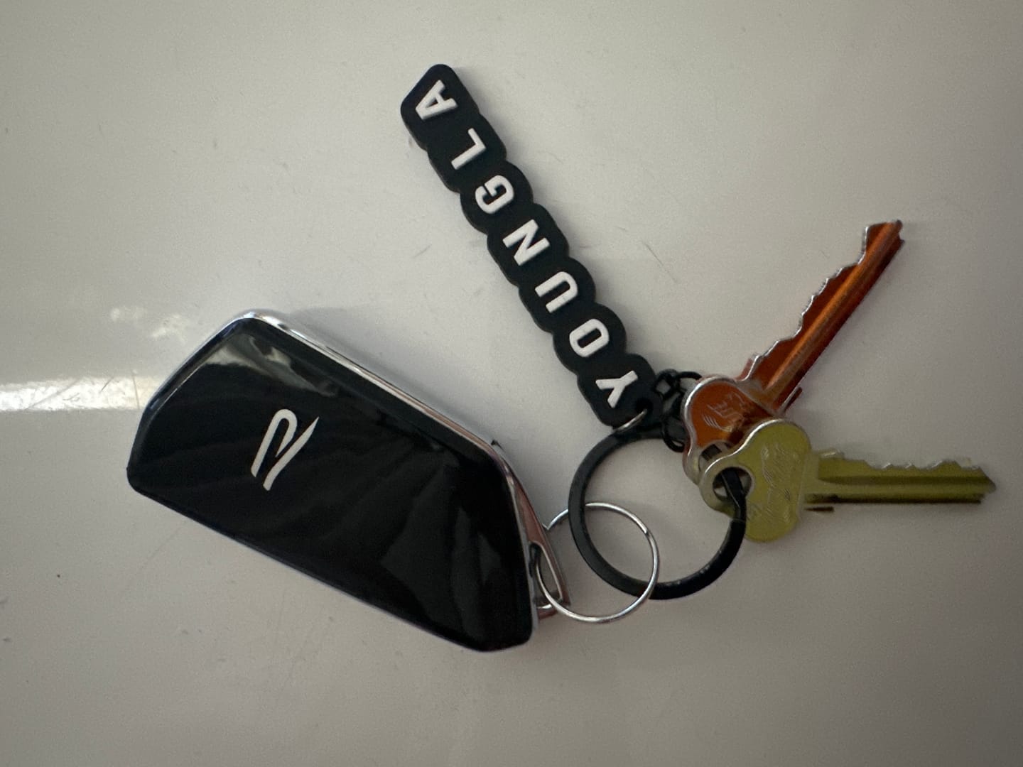 Customer photo review of 931 YoungLA Keychains