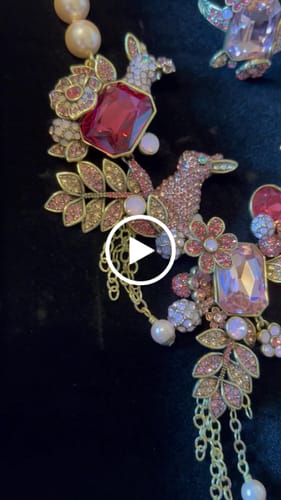 Customer video review of HEIDI DAUS®"Bunny Garden" Beaded Crystal Bunny Necklace