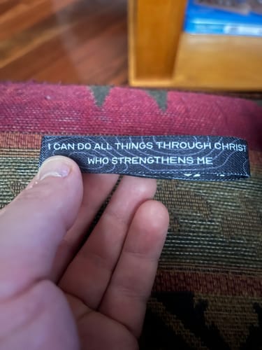 Customer photo review of Daily Bible Verse Wristband