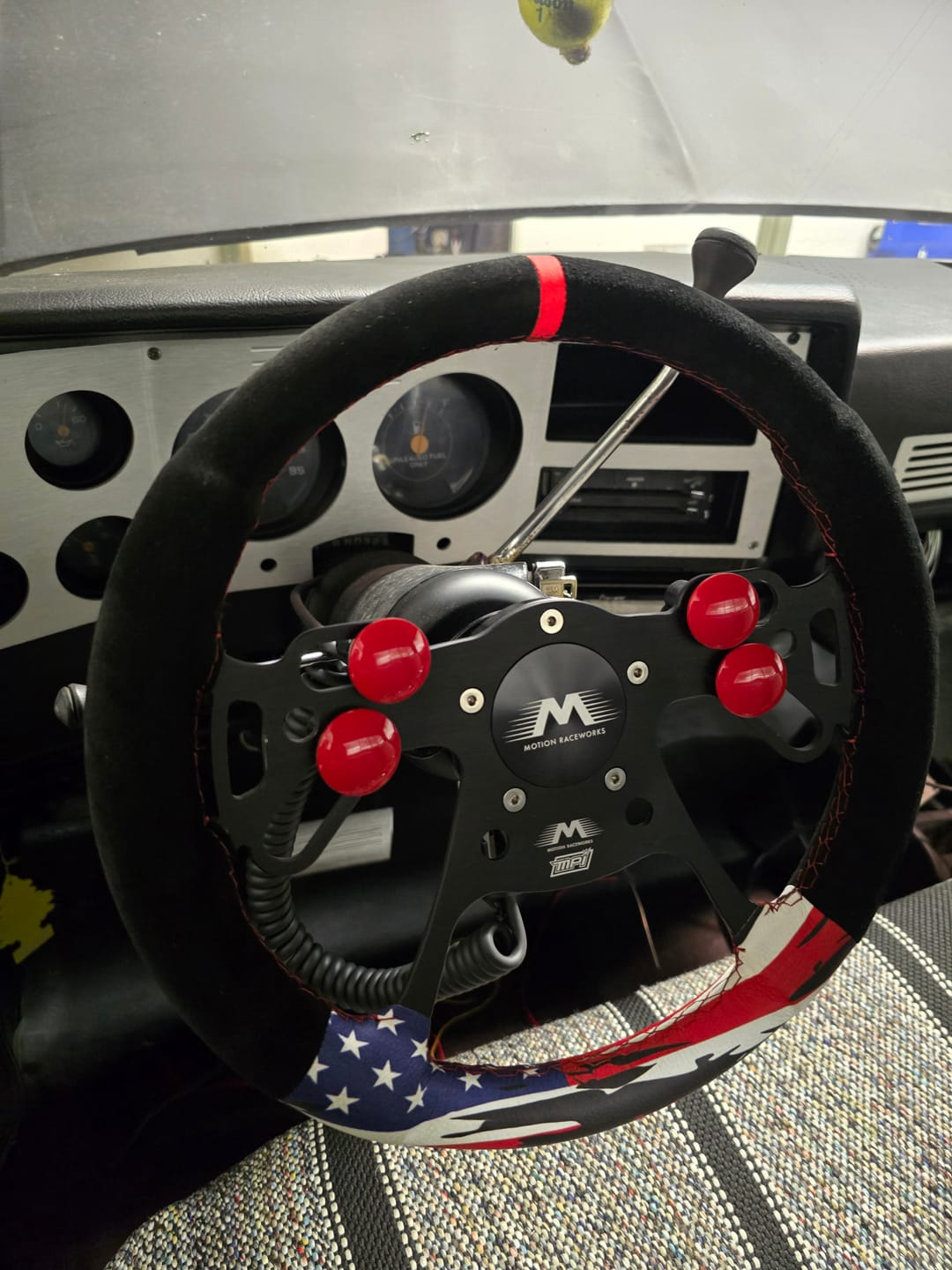 Customer photo review of Motion Raceworks Mono Cord Pro Steering Wheel Wiring System