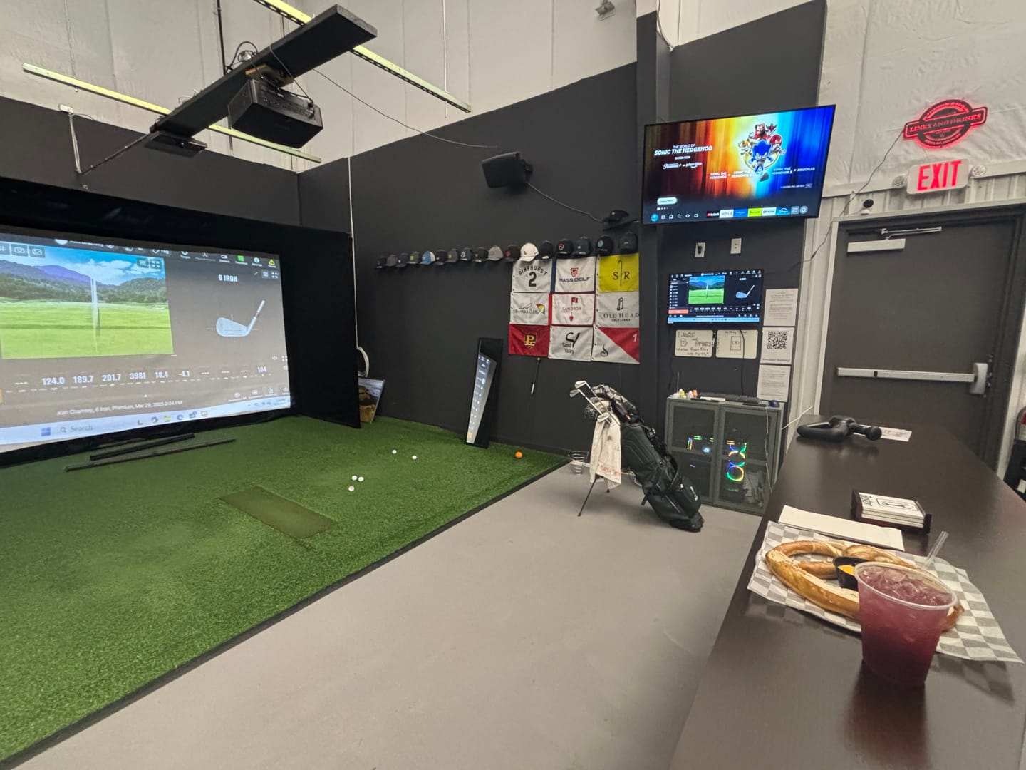 Customer photo review of Personalized LED Color Changing Man Cave Sign