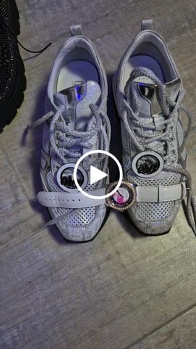 Customer video review of Silver & White Diva Earrings