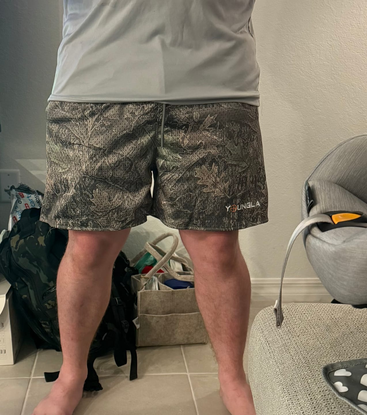 Customer photo review of 1117 - Tree Camo Mesh Shorts