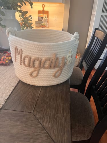 Customer photo review of Basket Size