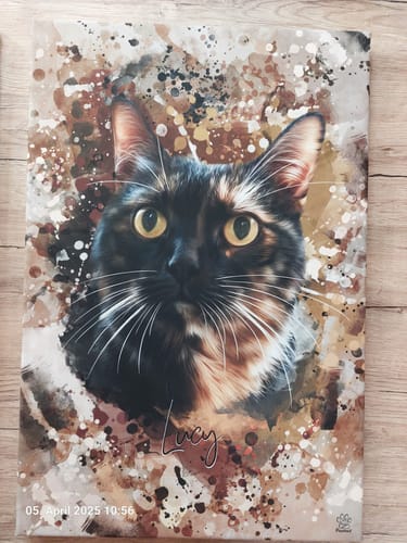 Customer photo review of Aquarell Pawtrait