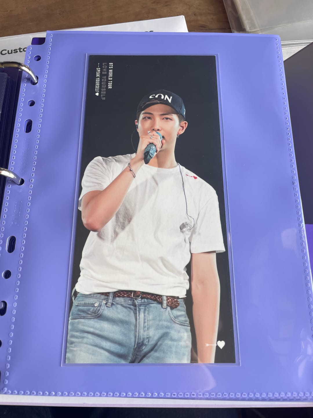 Customer photo review of Custom Colored A5 1-Pocket Pages - Mini Poster