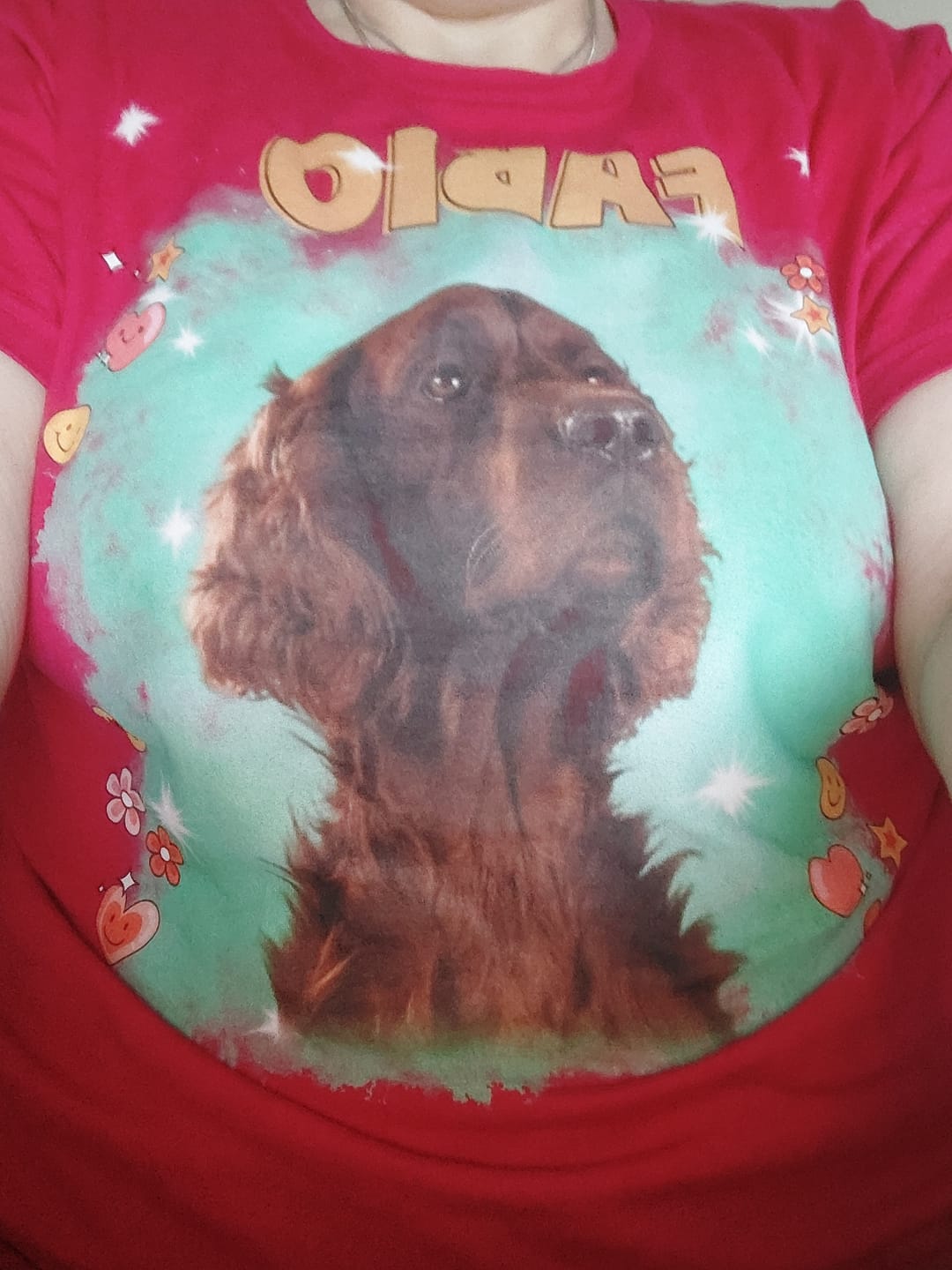 Customer photo review of Dein 90er Foto - Individuelles T-Shirt