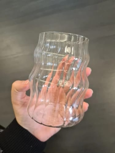 Customer photo review of Ripple Glass Set