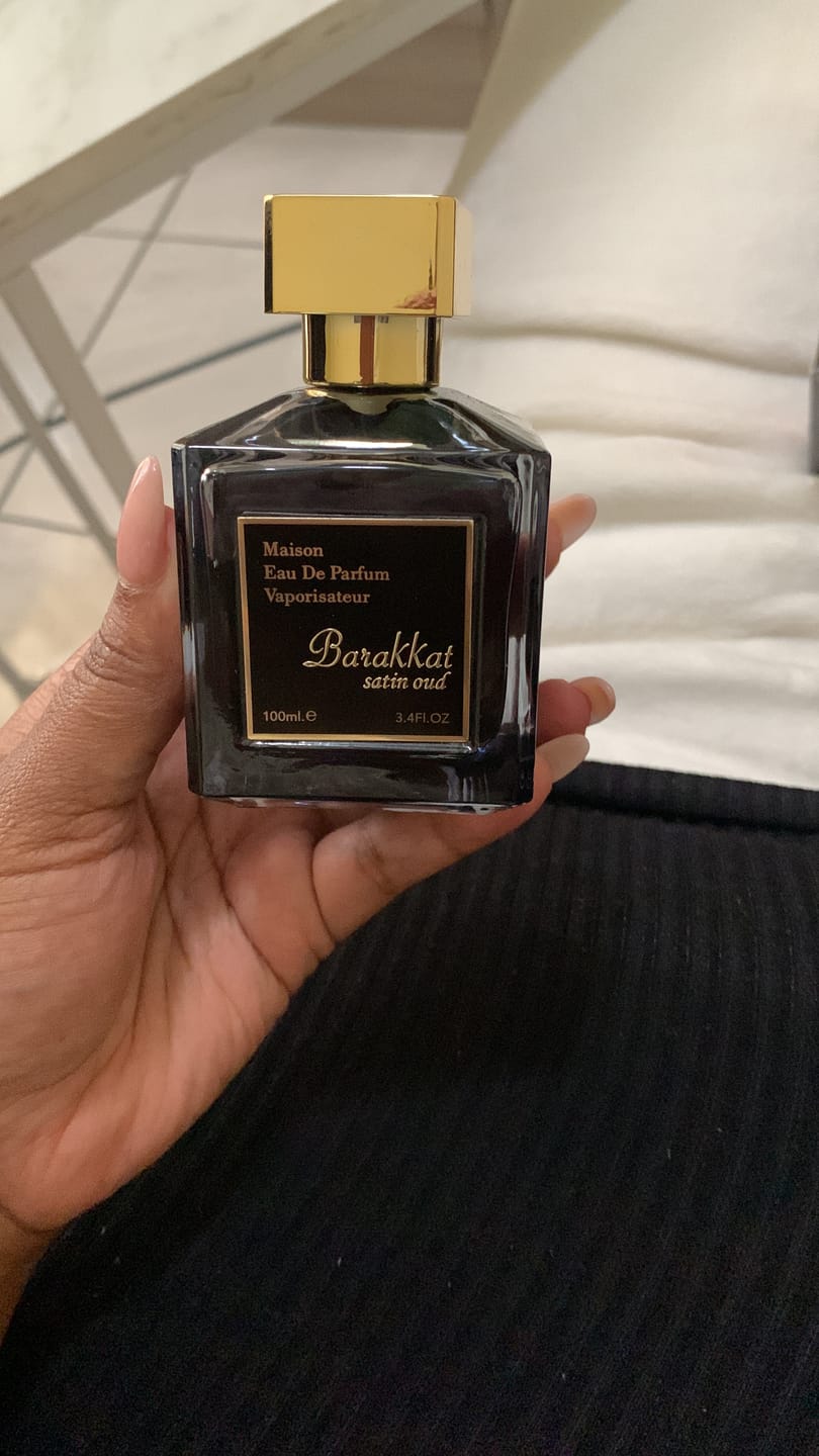 Customer photo review of Barakkat Satin Oud EDP 100ml