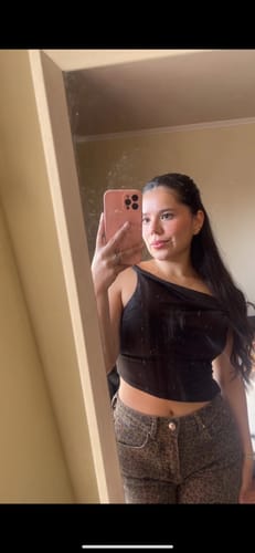 Customer photo review of TOP AMIE NEGRO