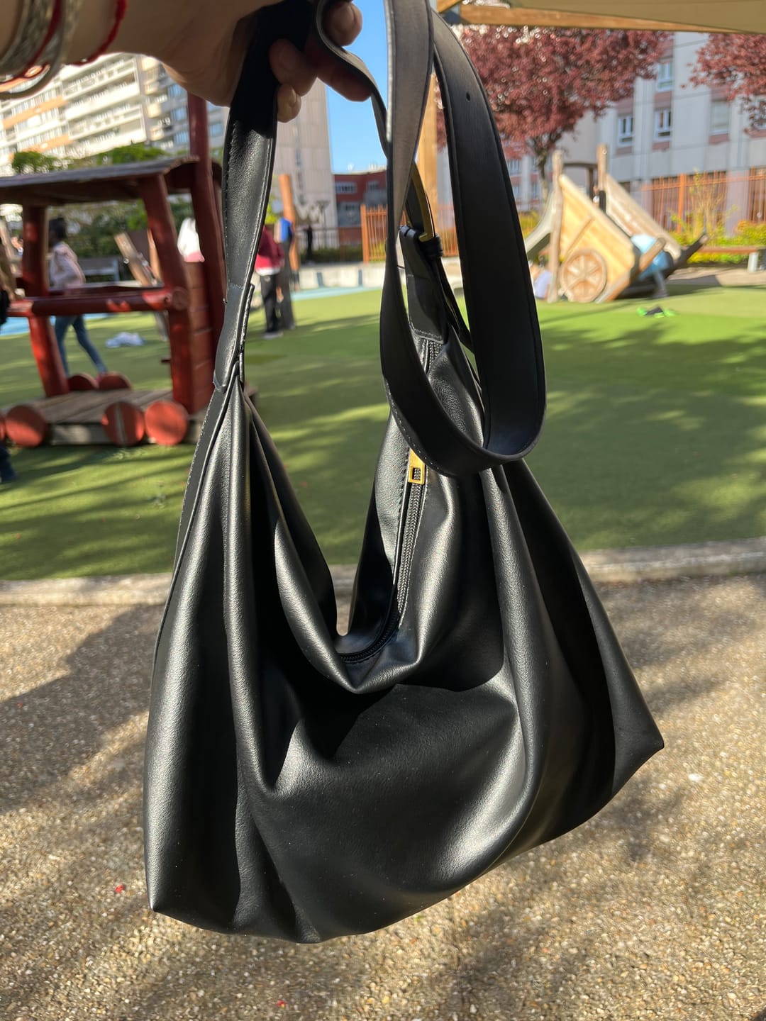 Customer photo review of Sac Cabas avec Fermeture Éclair