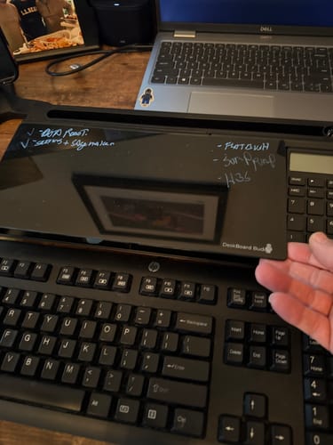Customer photo review of DeskBoard Buddy