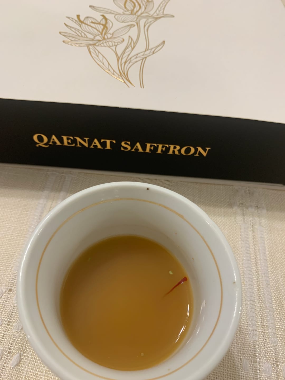 Customer photo review of Royal Luxury Saffron (100g)