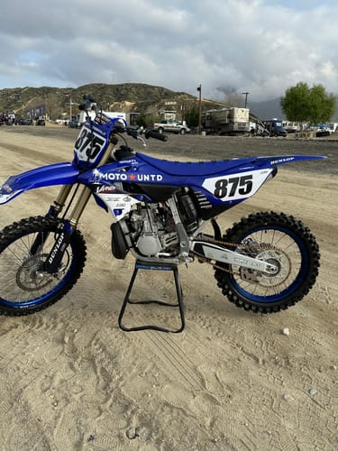 Customer photo review of Custom Seat Cover: 2025 Yamaha YZ250