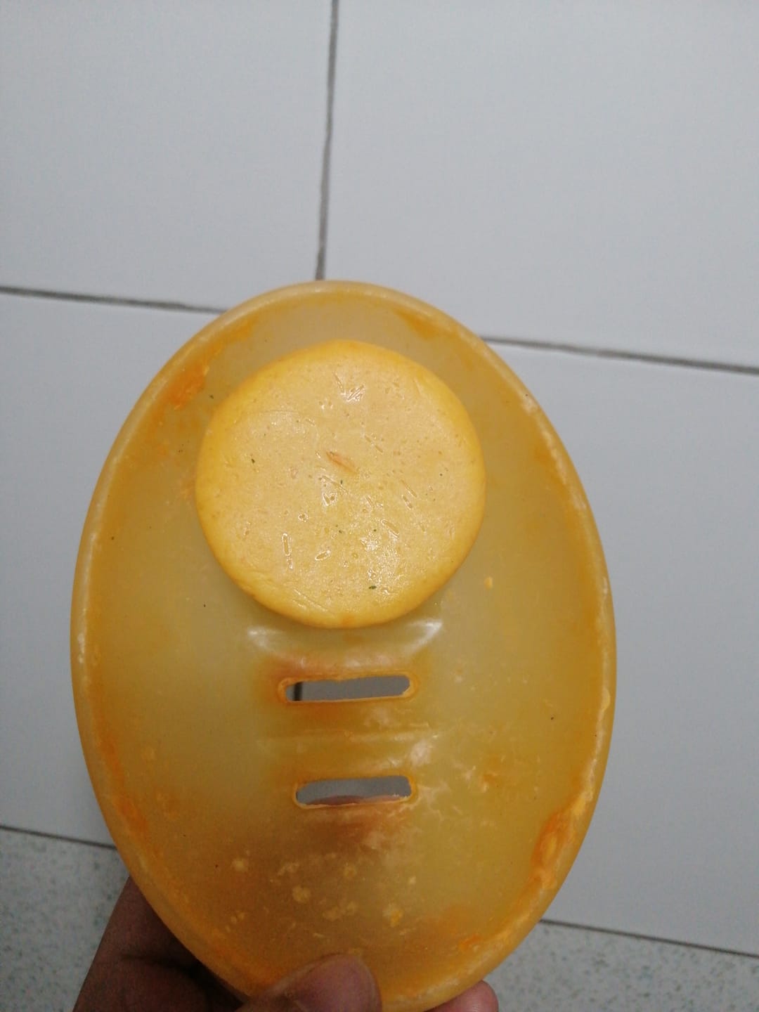 Customer photo review of Hair Fall Defense, Dry and Damaged Hair - Ray of Sunshine Shampoo Bar