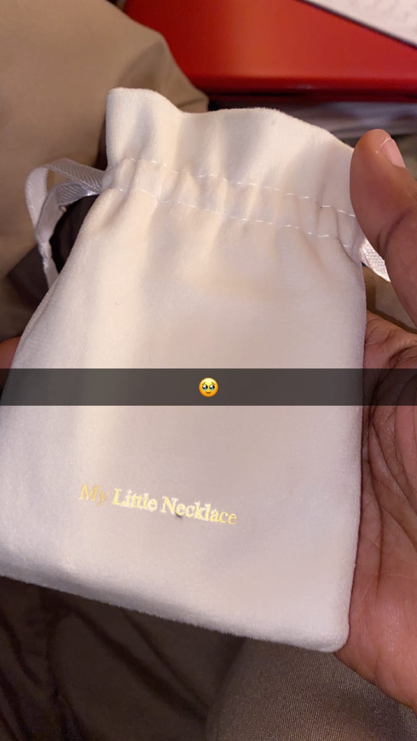 Customer photo review of Collier Personnalisable - MyLittleNecklace