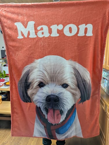 Customer photo review of Petcanva©オーダーメイド ペット似顔絵