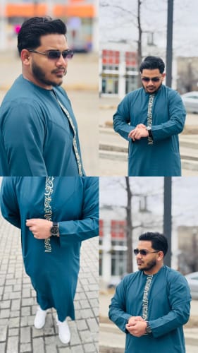 Customer photo review of SEA BLUE THOBE