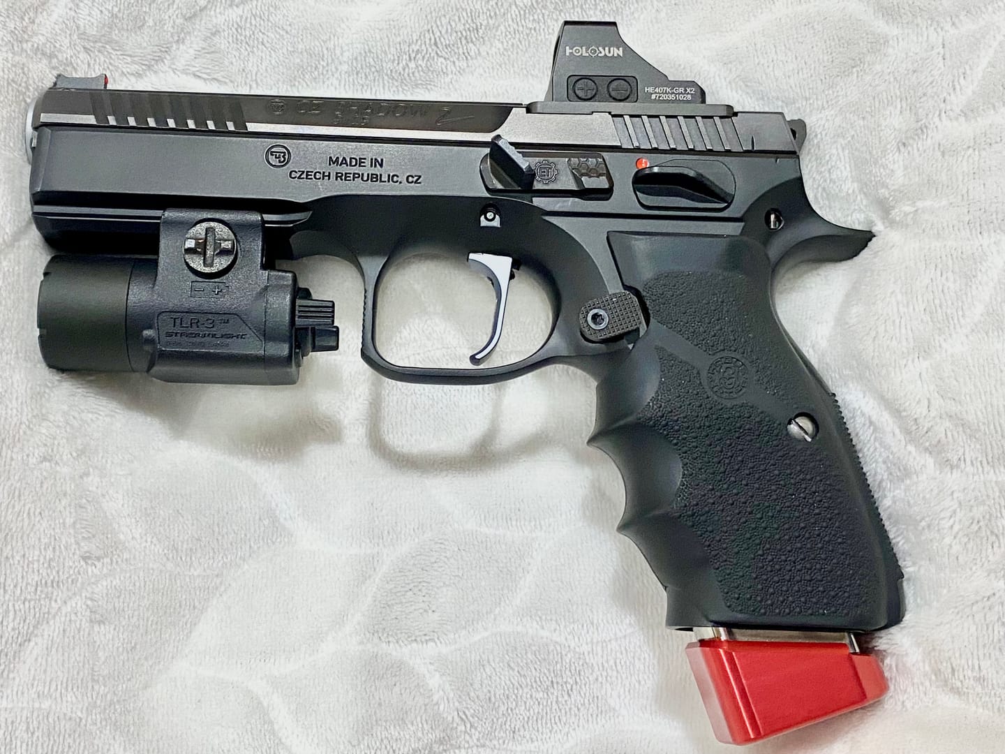 Customer photo review of CZ Shadow 2 Tungsten Guide Rod