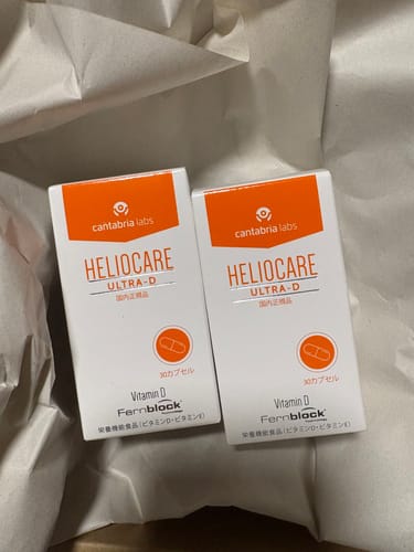 Customer photo review of ヘリオケア ウルトラD（飲む日焼け止め）
