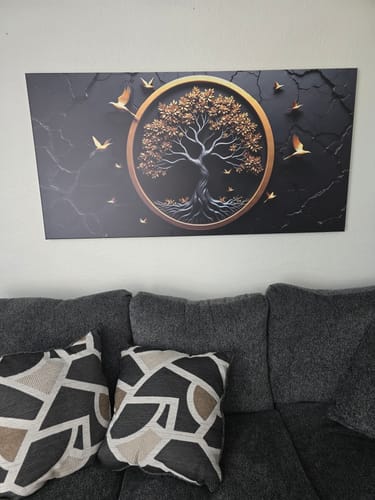 Customer photo review of 3D Celtic Tree of Life Wall Art IV